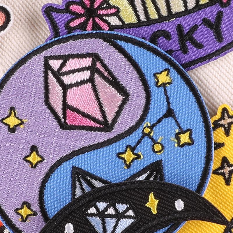 Crystal Diamond Embroidery Patch - Love Badge DIY Accessory