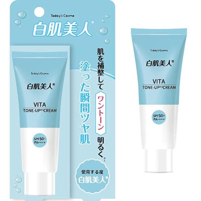 Today s Cosme Shirohada Bijin White Cream SPF50+ PA++++ Makeup Base -