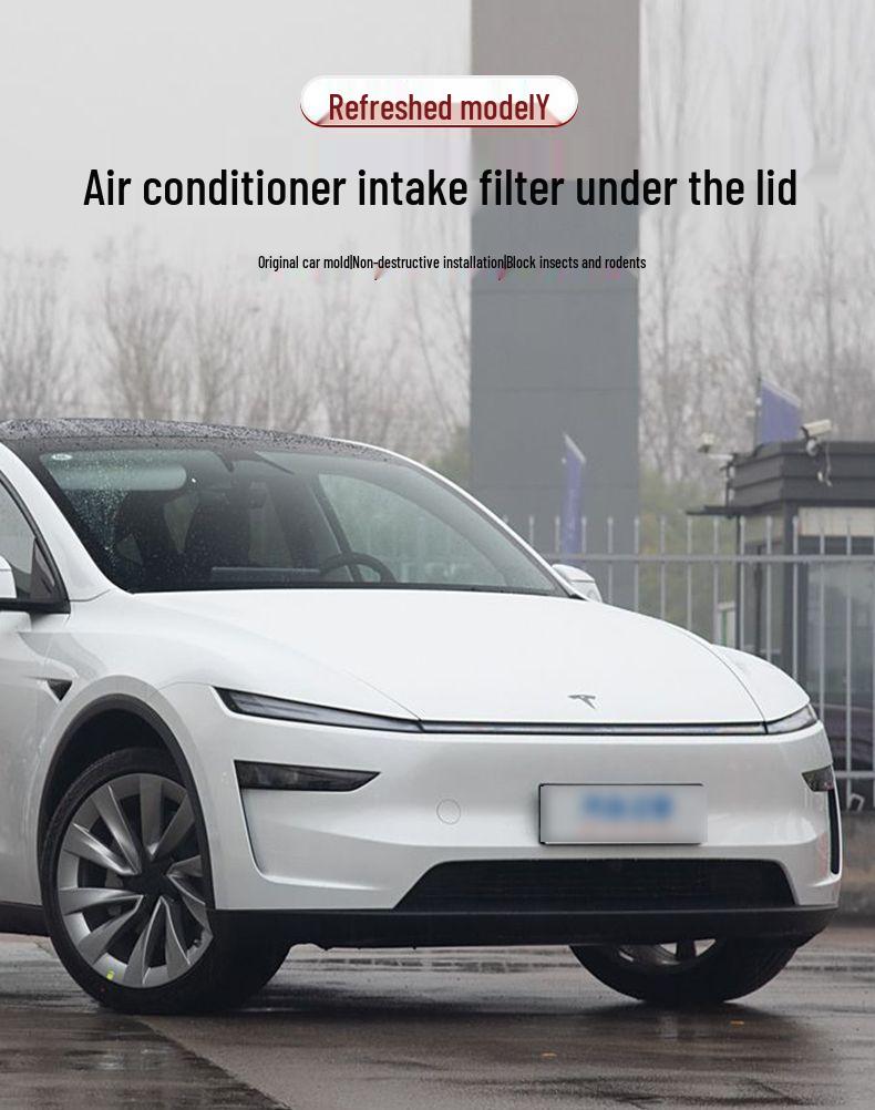 Model Y Hood Air Intake Insect Screen - Full Coverage Mesh Cover