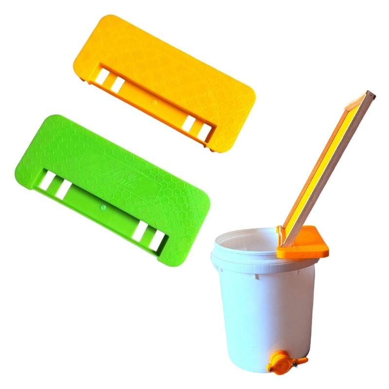 Plastic Honeys Storage Rack Beekeeping Frame Organizer Corrosion Resistant Storage Solution for Home or Apiary Use