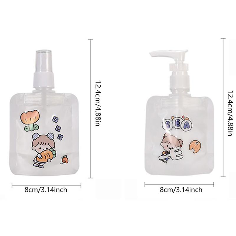 30Ml Portable Travel Liquid Packaging Bag Lotion Dispenser Bag Refillable Shampoo Cosmetic Storage Container Travel Spray Portable