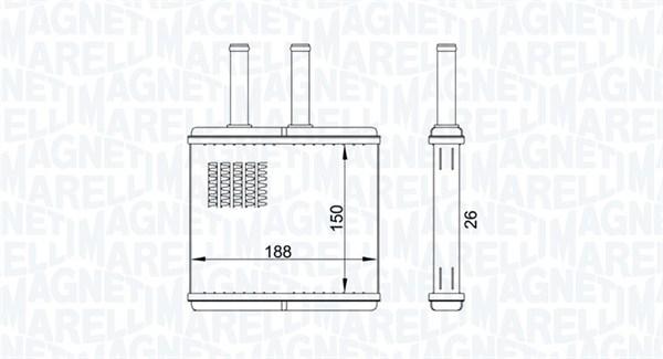 Magneti Marelli Heater 350218437000