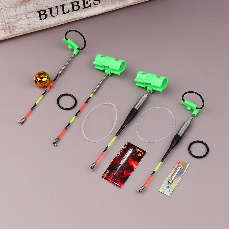 Night Fishing Fishing Rod Lighting Stick Removable Waterproof Fishing Bite Bell Alarm Indicator Float Tackle For Lure Road