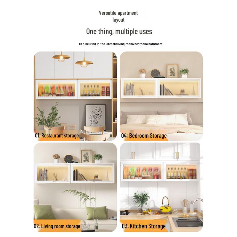 Yunshuang Under-Cabinet Kitchen Spice Rack