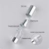 15ml/30ml/50ml UV Hot Silver Vacuum Spray Bottle Lotion Transparent Refillable Bottle Airless Pump Perfume Essence Sub-bottle