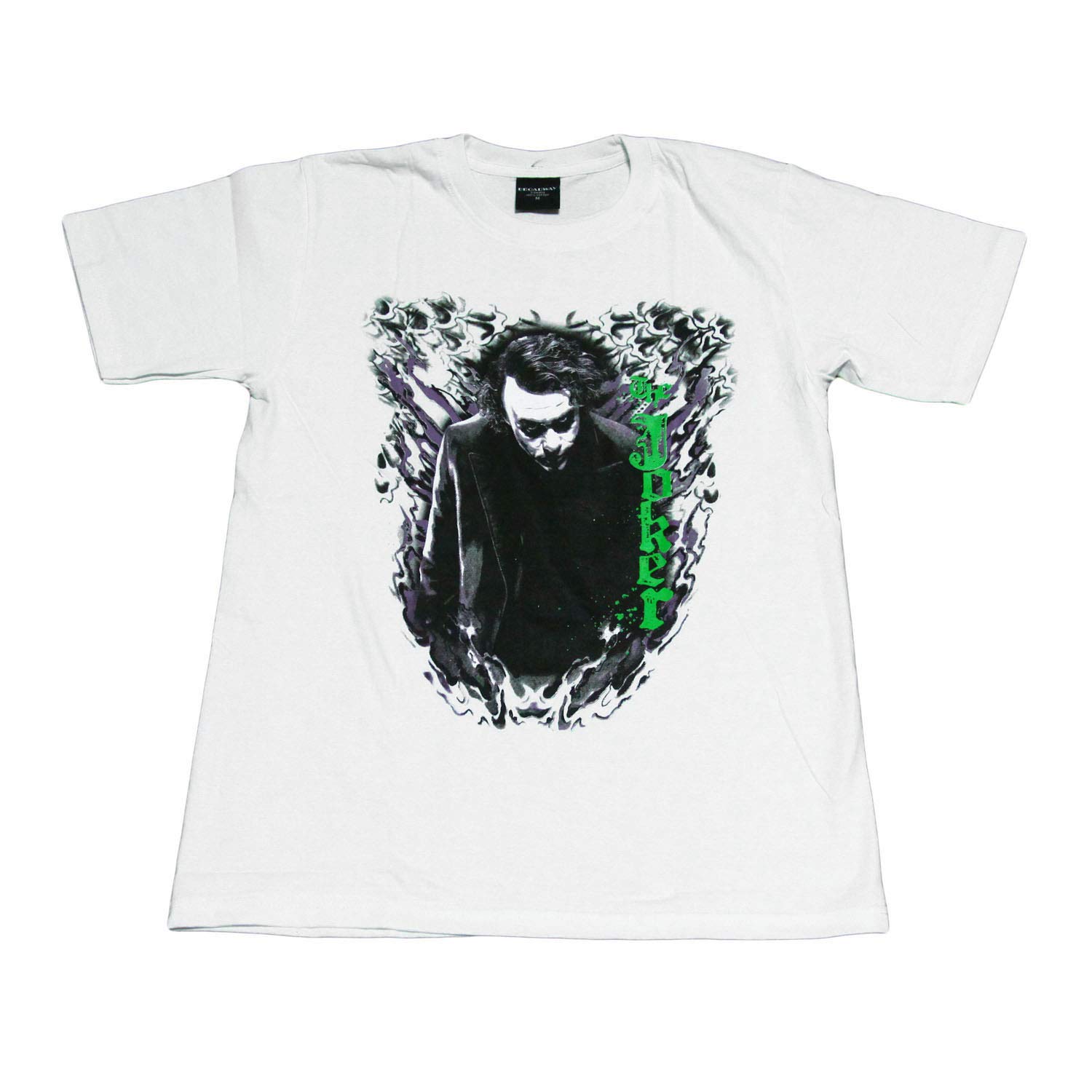 

BROADWAY Joker Batman Dark Knight Movie Heath Ledger Street Style Design Funny Short Sleeve T-Shirt Men s T-Shirt [Used] белый