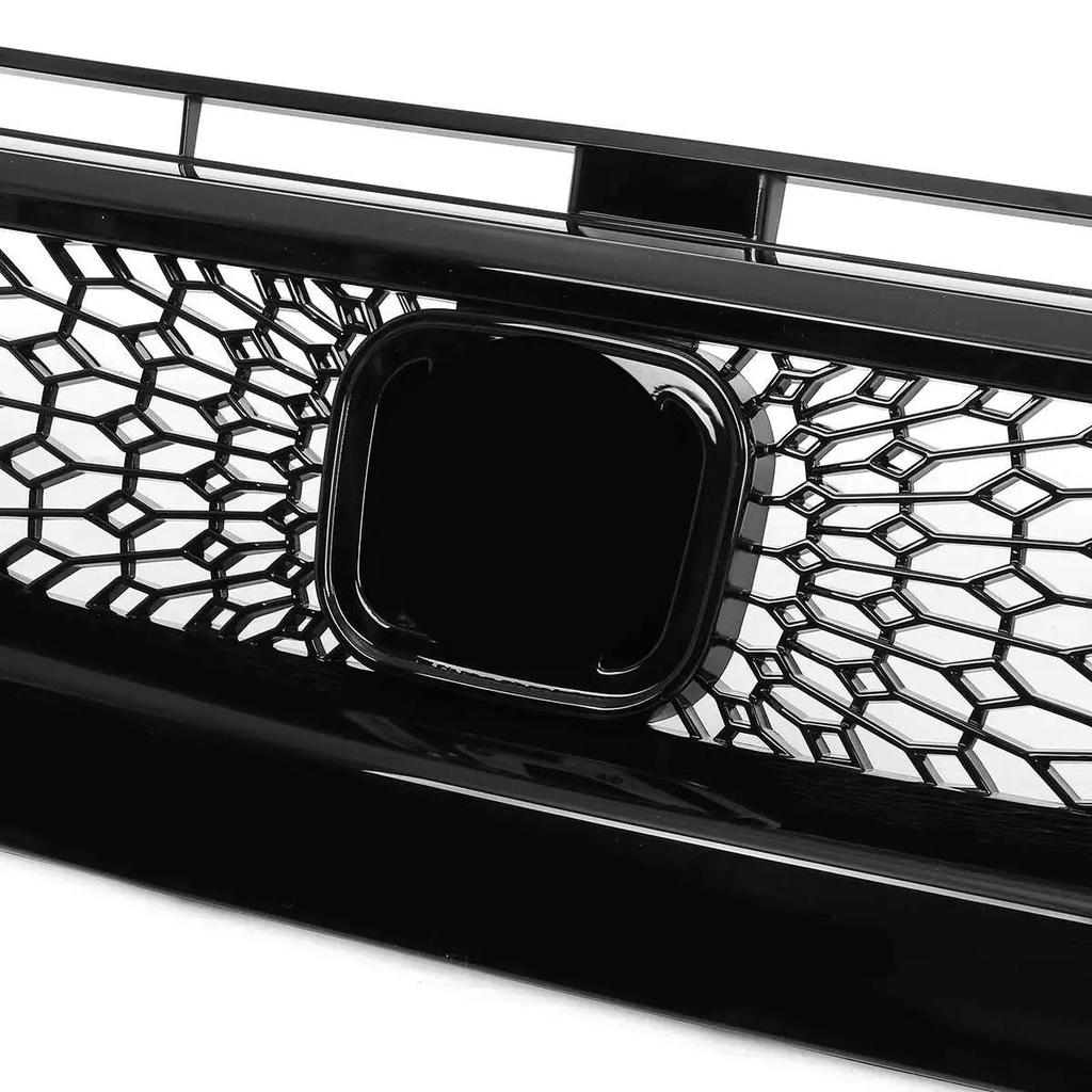 Cross-Border Black Middle Net Grille for 2016-2021 Honda Civic Type S Front Modification Parts