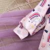 1-9 Months Newborn Baby Girl Cute Unicorn & Heart All-over Print Long Sleeve Romper