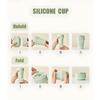 12 Oz Foldable Water Bottle, Silicone Portable Travel Water Cup, Lightweight and Reusable, Suitable for Travel and Sports, Etc.