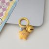 Fashion Resin Stars Sweet Hanging Jewelry Mini Keychain Star Bell Key Chain Christmas Gift