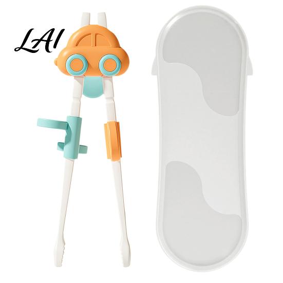 Non Slip Food Pick Up Chopsticks Training for Toddlers Non-Slip Tips Heat Resistant Learning Chopsticks Toddlers Correcting Holding Position