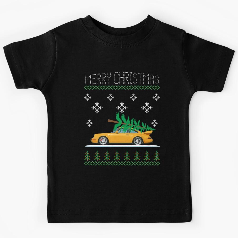 Classic German Christmas Car Kids T-Shirt 150