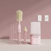 Silicone Baby Bottle & Nipple Cleaning Brush Set - Portable, Multifunctional, Straight Handle