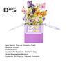Butterfly Pop Up Card Handcrafted 3D Paper Flower Bouquet Pop-up Greeting Card for Birthday Anniversary Mother's Day