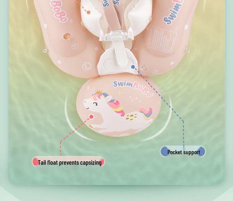 Boia de Natação Swimbobo com Proteção Solar para Bebês – Flutuador Espesso para Deitar para Crianças