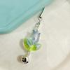 Tulips Flower Bell Hangings Pendant Phone Strap Cute Bag Decoration for Girls