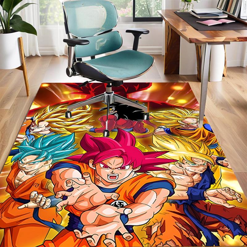 1pc Dragon Ball1 Design Area Rug - Non-Slip, Soft & Cozy Floor Mat for Living Room, Bedroom, Office - Indoor/Outdoor Decorative Carpet