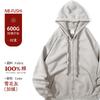 Grams Heavy Soft Silver Fox Fleece Hooded Metal Zipper Sweater Fleece Warm Cardigan Jacket Women's Brand