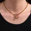 Exquisite And Compact Diy Key Pendant Stainless Steel Gold-Plated Cute And Diverse Styling Accessories