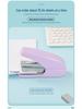 Medium-Size Effort-Saving Mini No. 10 Stapler, Macaron Color, Binds 20 Pages, Suitable for 24/6 Staples.