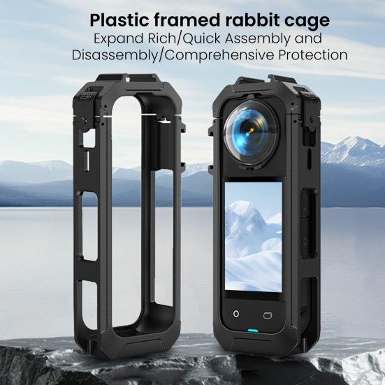 Camera Frame Case with Magnetic Quick-Release Base Anti-Fall Enclosed Lock