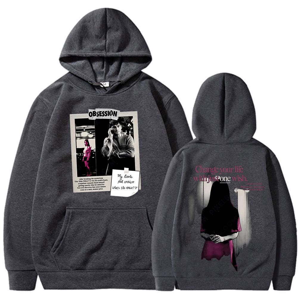 Movie Obsession One Wish Willow Hoodies Women Clothing Fashion Gothic Long Sleeves Oversized Hooded Sweatshirts Streetwear