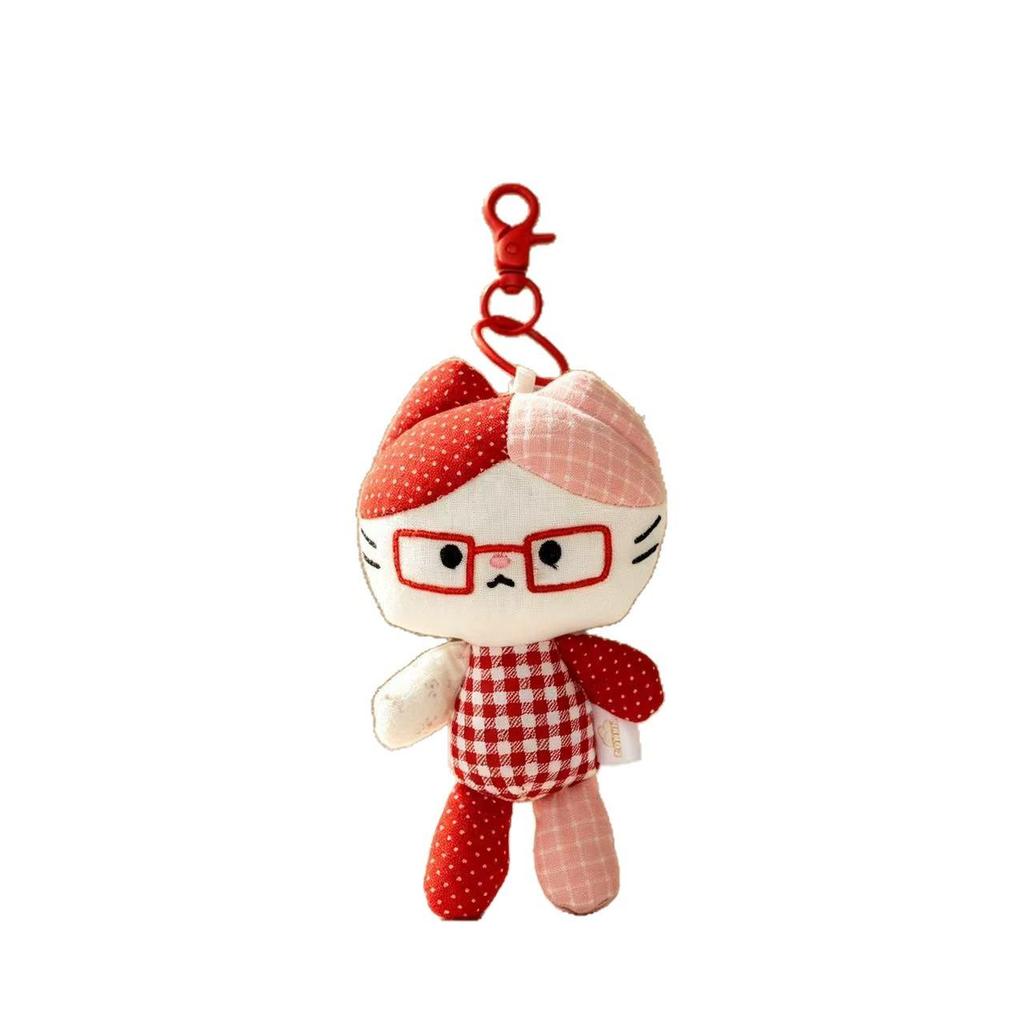 Crispy Corner Cat Plush Backpack Charm - Children's Birthday Gift Pendant