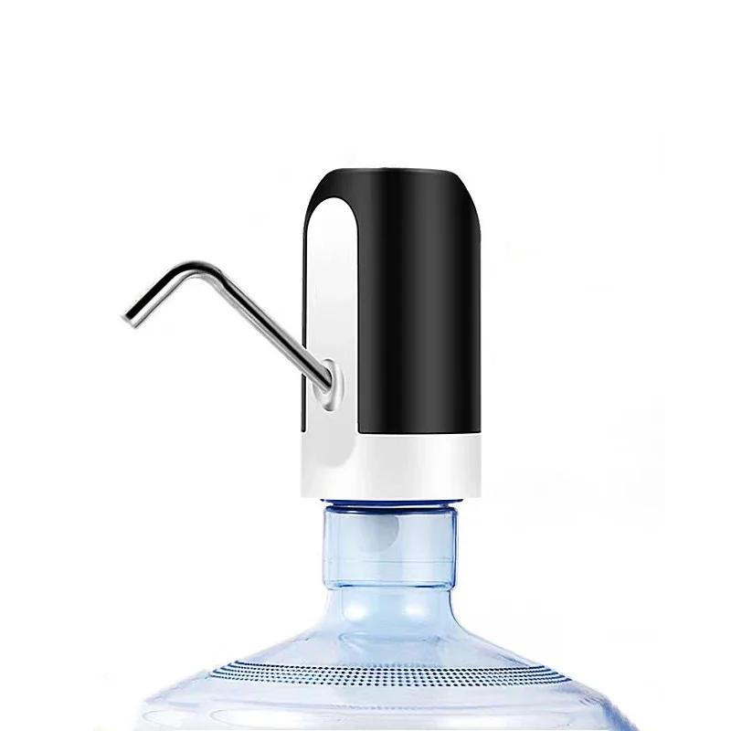 

One-button Switch for Barreled Water USB Automatic Electric Water Dispenser and Kettle Pump Kitchen Tools water bottle pump чёрный