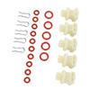 Kit di connettori per macchina da caffè Sostituzione per connettore per macchina da caffè DeLonghi resistente al calore e anelli in silicone