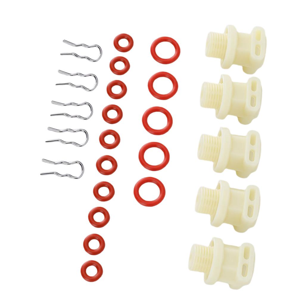Kit di connettori per macchina da caffè Sostituzione per connettore per macchina da caffè DeLonghi resistente al calore e anelli in silicone