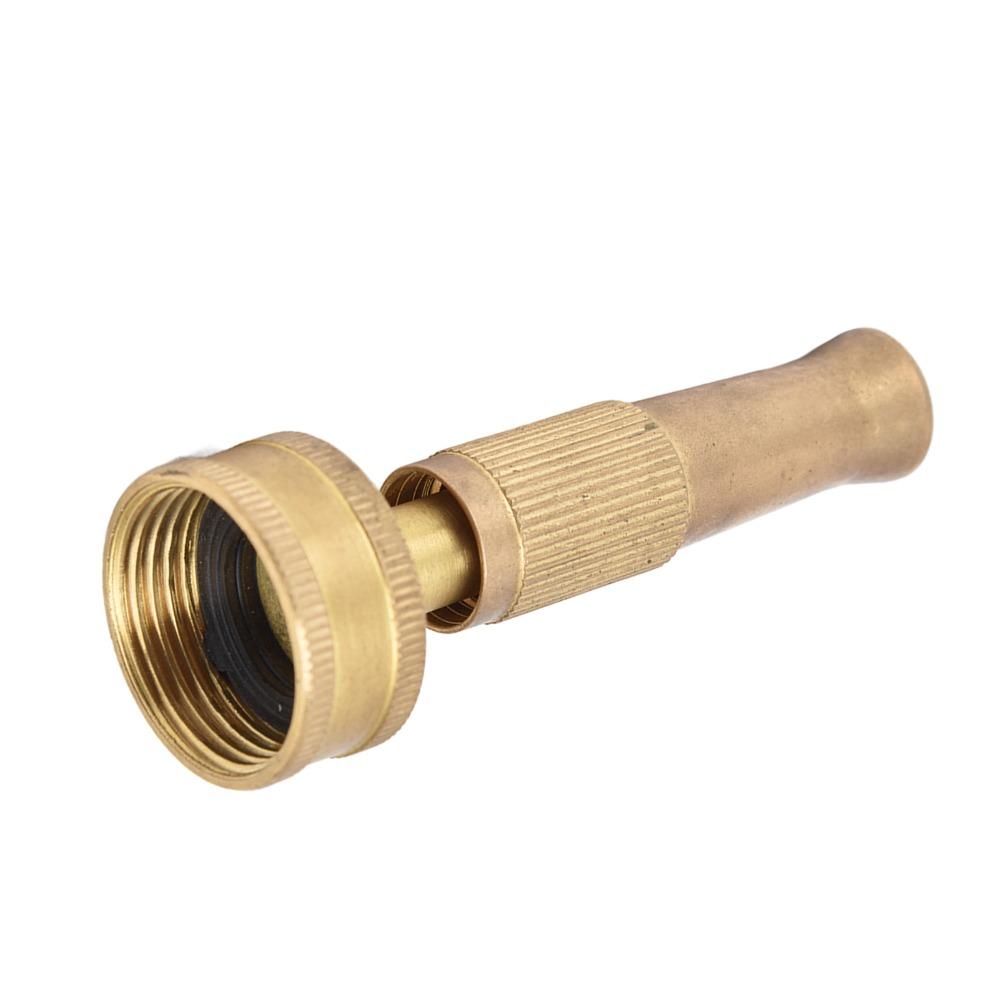 3pcs 3/4 Inch Adjustable Twist Nozzle Female Thread End Solid Brass Heavy Duty Hose Sprayer Solid Brass Hose Nozzle