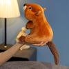 20cm Simulation Wild Animal Beaver Plush Doll Lifelike Cute Marmot Beaver Plush Toy Home Decor Gift for Boys and Girls