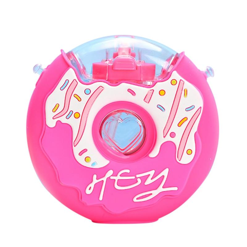 

Пончики Regenboog, чашка для воды Waterkoker Kind Stro Fles Band, мультяшный детский Vrouwelijke Mannelijke Zomer Leuke, анти-падение Draagbare