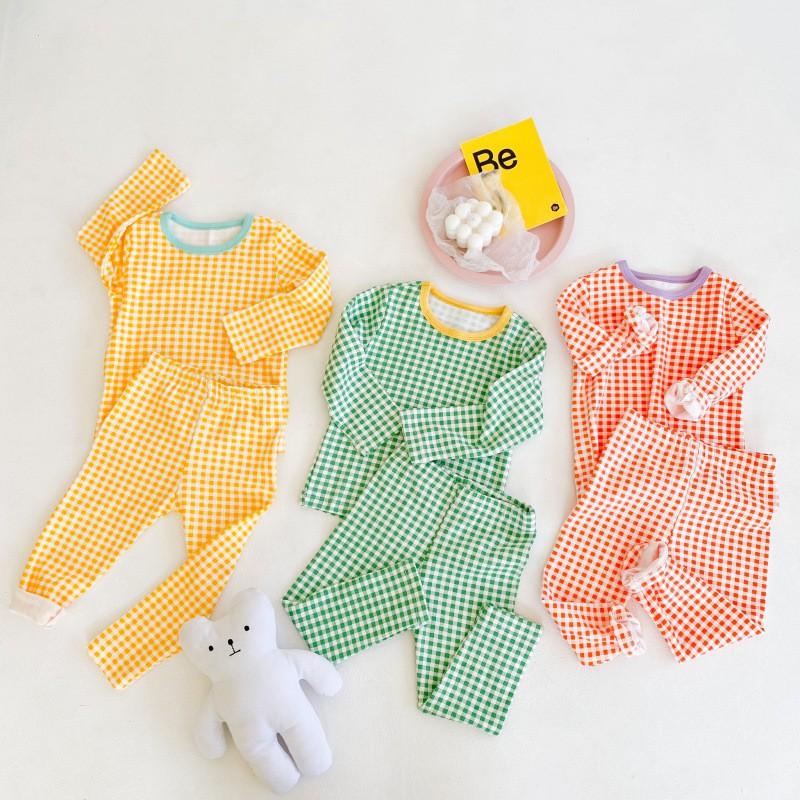 Kids Cotton Pajama Set 2Pcs Soft Homewear Boys Girls 80-140cm Winter