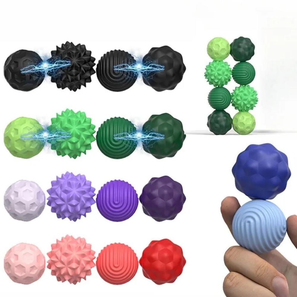 Magnetic Attraction Sensory Stress Relief Ball Toy Fingertip Fidgeting Toys Relieve Anti Anxiety Decompression Massage Palms
