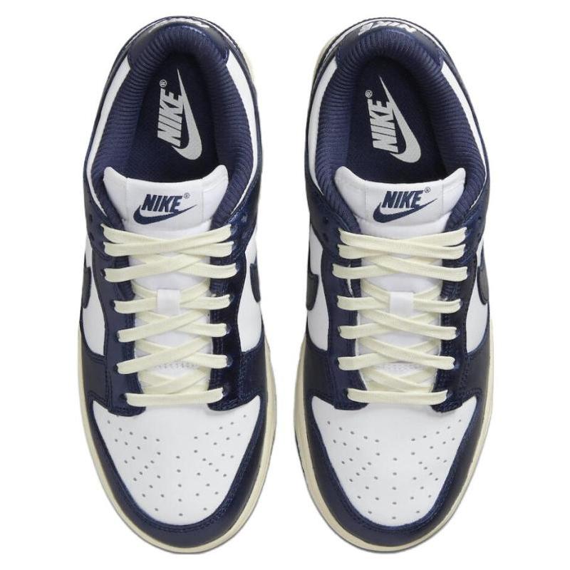 Nike Dunk Low 'Midnight Navy White' Women's Skate Shoes Sneakers FN7197-100