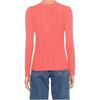 Polo Ralph Lauren Maglione Girocollo Manica Lunga con Logo Monocolore Donna Rosa 211910421-024