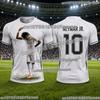 Classic Neymar Sports Commemorative Football Jersey Quick Dry Breathable Kids T Shirt For Running Soccer And Everyday Wear