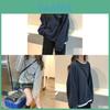 Fall Korean Style Letter Print Loose Fit Long Sleeve Sweatshirt For Women