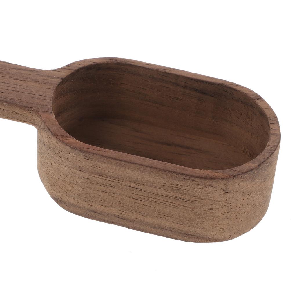 Small Wooden Spoon for Salt Coffee Tea Sugar Seasoning Condiments Portable Compact Multi-Function Kitchen Tea Scoop Household