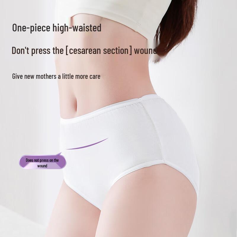 Freego High-Waist Disposable Cotton Postpartum Briefs