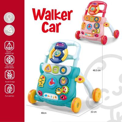 Cross-Border Baby Walker Push Car: Anti-Tip, Multi-Functional Early Education Toy