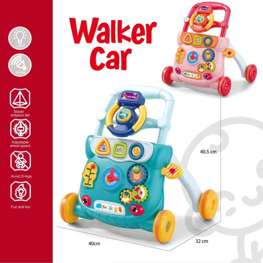 Cross-Border Baby Walker Push Car: Anti-Tip, Multi-Functional Early Education Toy