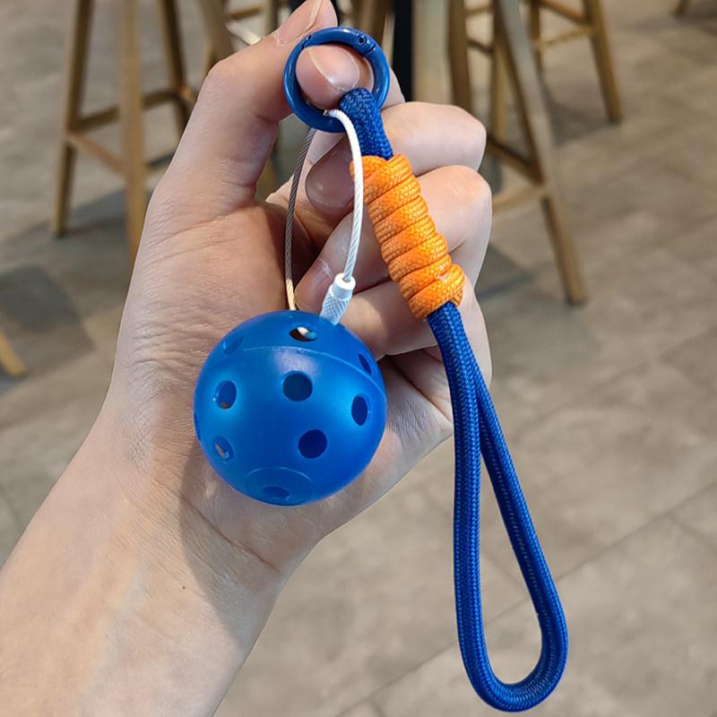 Cultural Creative Pickleball Keychain Ornament - Mini Pendant New Year Gift