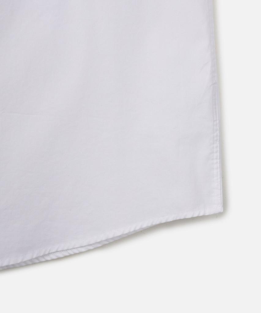 247Silijeu Compact Stretch Oxford Shirt White