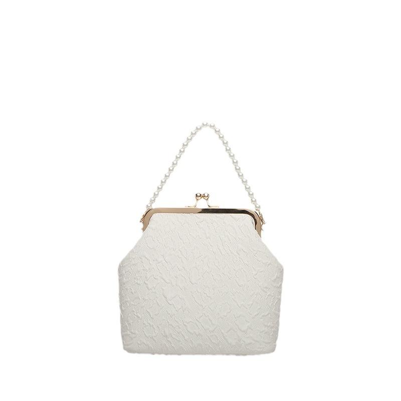 2026 Wolken Qipao Perlenketten Crossbody Tasche Japanischer Kussverschluss Kosmetiktasche Modische Damen Handtasche