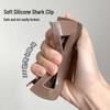 2025 Soft Silicone Shockproof Shark Hair Claw Clip - Durable, High-End Accessory