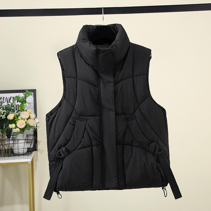 

Хлопковый жилет Жилет Короткий Свободный Жилет Модный воротник Теплый Жилет КурткаХлопковый жилет Жилет Короткий Свободный Жилет Модный воротник Теплый Жилет Куртка L