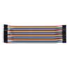 Breadboard Jumper Wires Male to Female Dupont Cable for  Multicolored Ribbon Cables 40Pin 20cm