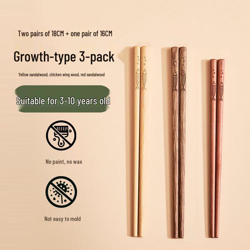 Qiiwei Kids Wooden Training Chopsticks